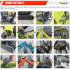 Wholesale Mini Excavators1.8 Ton Fast Delivery Multifunctional Mini Digger Machine Customize EPA Engine Small Excavator Digger