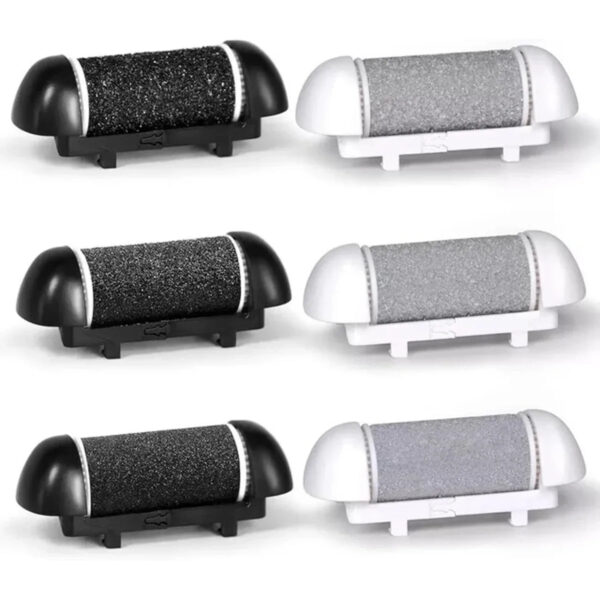 Sef2f81f6422941c4b3d827d4eea096ebk.jpg 3PC Replacement Roller Heads for Pedi Foot File, Callus Shaver, Pedicure Kit for Cracked Heels and Dead Skin