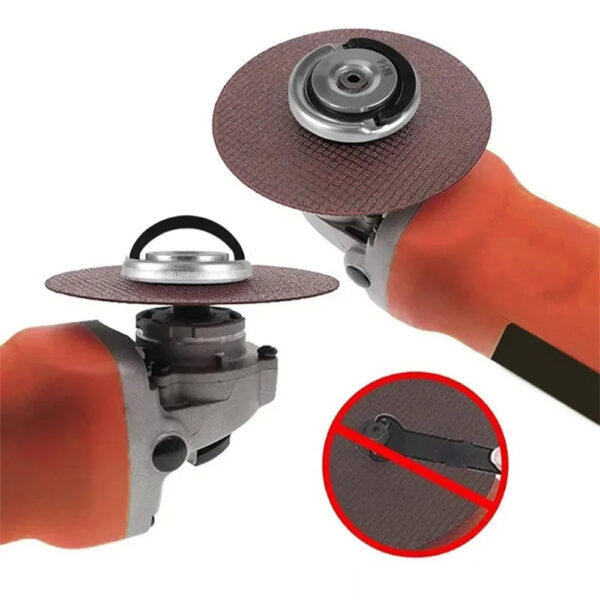 Sefacac83660a4fb089f134f96b39918f9.jpg 1pc M14 Angle Grinder Pressure Plates Quick Release Locking Grinder Pressing Plate Flange Nut Power Tool Accessories
