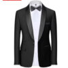 Sf0848df4356a4bd3b98df947503cdbe2c.jpg 2-Piece Men's Suit Suitable For Wedding Business Suits, Single Button Jackets And Pants Sets, Slim Fit Jacket Sets