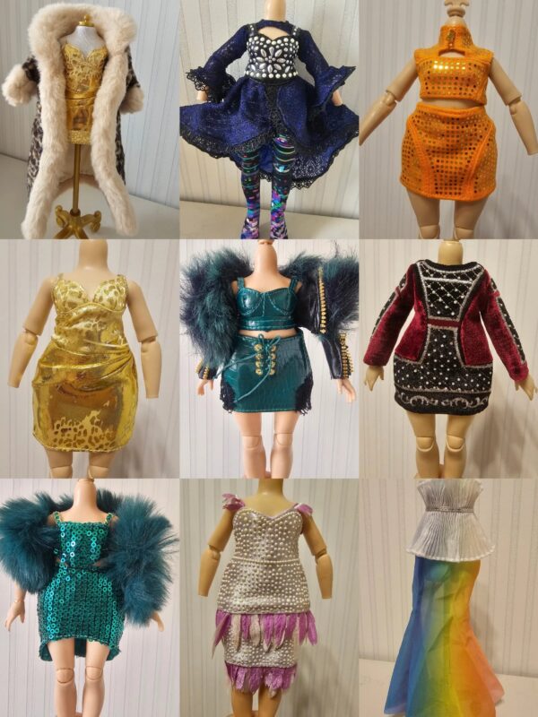 Sf0a02a8eef4148f4bf0129c6573e85deg.jpg Fashion Dress Up Rainbow High Doll Shorts Pants Girls Toy Set Dress Short Skirt Princess Dress