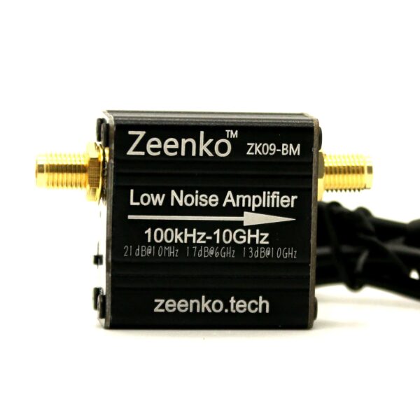 Sf0f75ebe459f446cb266bb6e9b379322q.jpg Zeenko BM series Low Noise Amplifier 100KHz-6GHz/10GHz Battery included 20dB High Gain LNA RF Power Preamplifier Module