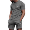 Sf13beef582174e5787d9ef8e949322a44.jpg New summer men's casual shortsleeved shorts 2-piece city street fashion T-shirt shorts suit men's cool run hot sale