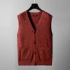 Sf150c83b3e3c415a8caff774dc0fcc68B.jpg Large knitted sweater, men's new cardigan vest, autumn and winter large loose fat sweater.