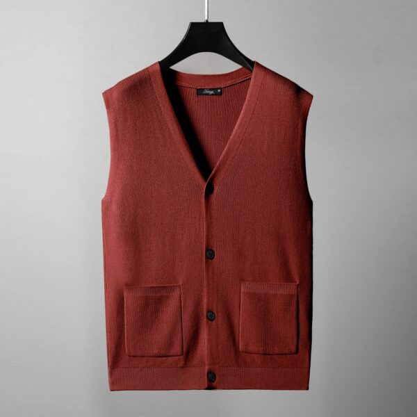 Sf150c83b3e3c415a8caff774dc0fcc68B.jpg Large knitted sweater, men's new cardigan vest, autumn and winter large loose fat sweater.