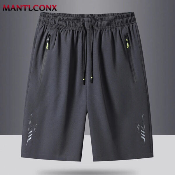 Sf341f662f3644eedbe841e9422ecdfb1S.jpg Summer Men's Shorts Cool Sportswear Running Sport Shorts Casual Bottoms Gym Fitness Training Jogging Short Pants Men Black Gray