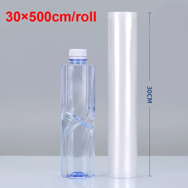 Sf377ee6c0fd04439a4a6a8f9cccceab3H.jpg Vacuum Sealer Bags Rolls for Vacuum Sealer Meat Fruit Vegetable Food Vacuum Storage Packaging Bags 12/15/20/25/30cm 500cm/roll