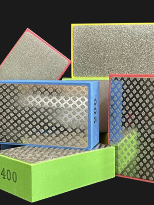 Sf388d14a532e4e448110ca1277479071v.jpg Diamond Hand Polishing Pads 95mmx58mm Tile Glass Abrasive Grinding Block Pad Stone Marble Ceramic Abrasive Sanding Disc