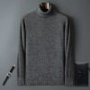 Sf3d024aeafad4a58867ca689809497fau.jpg 100% Male Mink Cashmere Sweater Solid Color Turtleneck Thick Autumn And Winter Loose Large Size Turtleneck Wool Bottoming Shirt