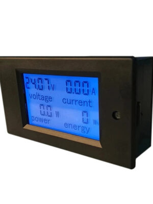 PZEM-031 Digital Wattmeter Voltmeter Ammeter DC 6.5-100V 4in1 LCD Voltage Current Power Energy Consumption Meter