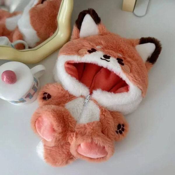 Sf4040375f51f45ab9005af90183c180dY.jpg Cute Doll Clothing Outfit For 20cm Cotton Clothes Fox Bunny Animal Onesie Dolls Accessories Costume