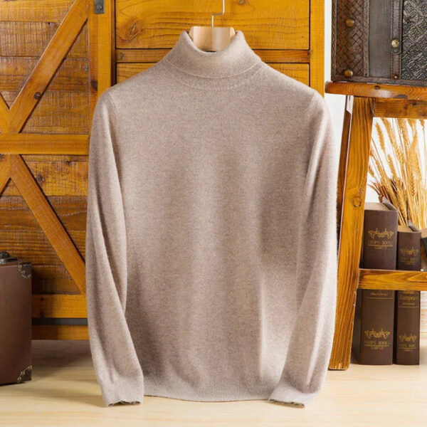 Sf49f43d29c7b455a8985ddeba1ce1410j.jpg Soft Cashmere Sweater Men's Clothes Turtleneck Pullover Autumn Spring Korean Popular Casual Knit Reviews Wool High-quality
