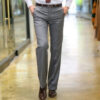 Male Suit Trousers Business Straight Social Tailoring White Clothing Dress Men's Summer Pants Premium Up Slacks Elegant