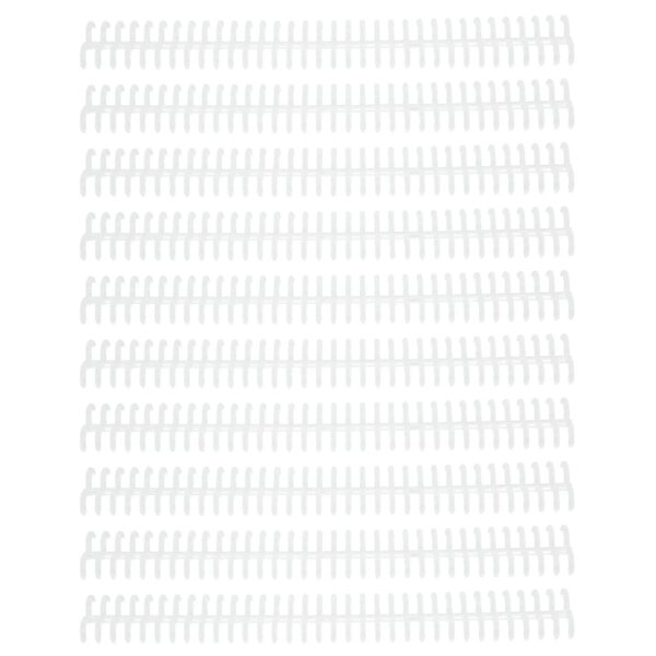 【New】10PCS 34 Hole Binding Spine Plastic Split Loose Leaf Rings Detachable Binding Loop 12mm Diameter Detachable Binding Loop