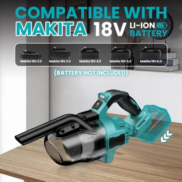 Sf57c25d7dc7f42f588458a94057341d8w.jpg 5 in 1 Handheld Electric Vacuum Cleaner Powerful Motor Cordless Vacuum for Makita 18V Battery Household Indoor Cleaning Tools
