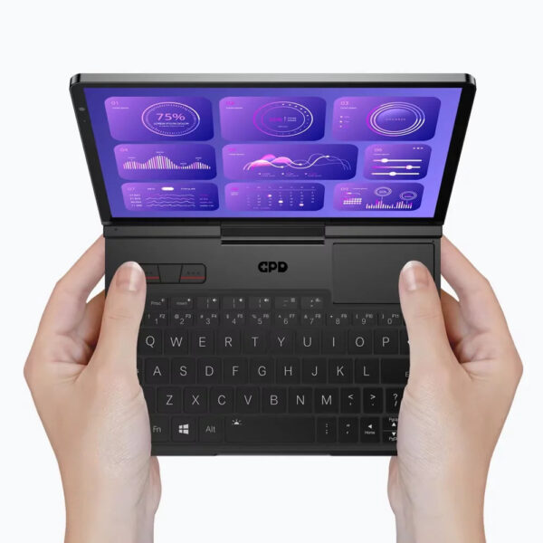 Sf680f49678094cf485fae4e34dd1aafbg.jpg New 2025 version! GPD Pocket 4 8.8-inch AMD AI 9 HX 370 64GB RAM 2TB NVMe 2.5K resolution 144Hz refresh rate Gaming Mini Laptop