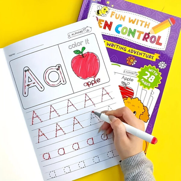 Sf7a57ddbd94e42e6bfee2446fa3f9266S.jpg Preschool Learning Activities Educational Workbook Alphabet Letter Tracing Color Books for Kids ABC Busy Book for Boys Girls