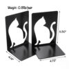 Sf7de82efadd5487cbcdadf6b886aaf9d1.jpg Beautiful Cat Book Ends for Shelves Duty Bookends for Heavy Book Iron Bookends Organizer Book Book rack Stand Shelf