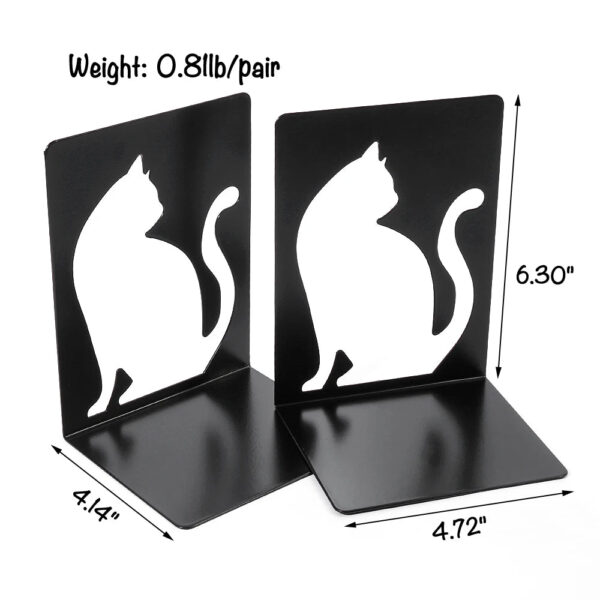 Sf7de82efadd5487cbcdadf6b886aaf9d1.jpg Beautiful Cat Book Ends for Shelves Duty Bookends for Heavy Book Iron Bookends Organizer Book Book rack Stand Shelf