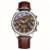 Sf87e9930fd8c4cf49d8451b616522cfdK.jpg GENEVA High Quality Men's Luxury Belt Fashion Quartz Watch Men Round Business Student Sport Waterproof Glow Clock