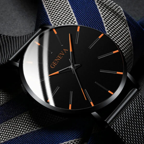 Sf89649232f314c75ad5dfb12fb43af1bF.jpg Top Brand Fashion Minimalist Ultra-thin Watch Men's Business Stainless Steel Strap Steel Mesh Quartz Watch Relogio Masculino