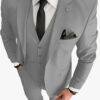Sf8a58a05684f4bb2aef863f8e70ca22dT.jpg Men's Suits 3pcs Mens Business Suit Notch Lapel Blazer Formal Wedding Groom Pants Tux Vest Tuxedos (Blazer+vest+Pants)