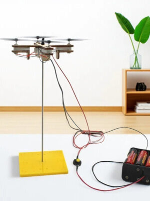 DIY drone model helicopter science teaching aids toys physics exploration games children learn to assemble puzzle toys