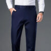 Sf95f068d0c934026b1179d90ea4b3ffaa.jpg Male Smart Casual Pants Stretchy Sports Men's Fast Dry Trousers Spring Autumn Full Length Straight Office Black Navy Work Pants