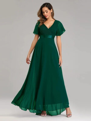 Sf9ae688e613e4310b864845988b68f817.jpg Women's Long Dresses Elegant Green Tulle Evening Dress with Sequins Plus Size Formal Party Gown