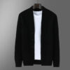 Sf9c5933140474c0ebac9d89f1adc45cdR.jpg 2025 Autumn Winter New Thick Cardigan 100% Pure Wool Men's Versatile Jacket V-Neck Loose Casual Highend Knitted Cashmere Sweater