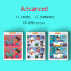 Sfa1a1061dcb5467b88615e70aa6bda4fC.jpg Find the Difference, Fun Concentration Training Game Pictures, Educational Items, Find Different Places, Reusable Erasable Pictures