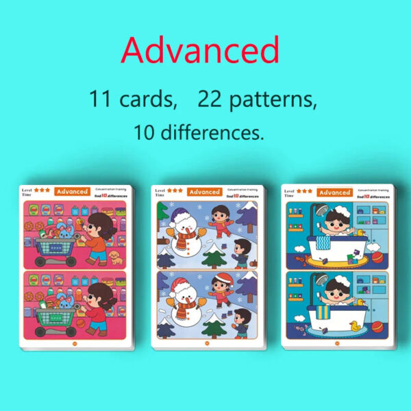 Sfa1a1061dcb5467b88615e70aa6bda4fC.jpg Find the Difference, Fun Concentration Training Game Pictures, Educational Items, Find Different Places, Reusable Erasable Pictures