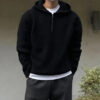 Sfb02cfc64f0e4057aedd028986dab1f5q.jpg American Half Zipper Hooded Sweater for Men's Autumn Lazy Style Thickened Knitwear Pullover Wide Shoulder Casual Loose Hoodies