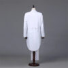 Men's Tailcoat Classic Modern White and Black Basic Style Mens Suit with Tailcoat Singer Magician Stage Jacket Outfits