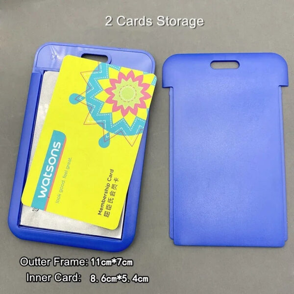 1PC PP ID Card Holder Name Tag Badge Reels Retractable Staff Business Badge Holder Office Supplies Stationery for Exhibition