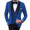 Sfc3dc3ca0ef6486fbc76f935f87ac0ffy.jpg White Slit Mens Suits 3 Piece Black Shawl Lapel Casual Groom Tuxedos for Wedding Groomsmen Suits Men 2025 (Blazer+Vest+Pant)