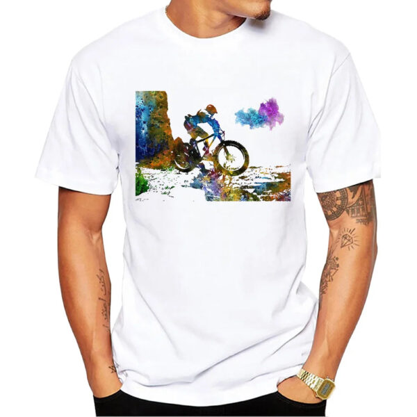Sfc4b6211cb4c48829a153bc6bf6ca8e47.jpg TEEHUB Vintage MTB Men T-Shirts Boy Riding Bicycle Print Short Sleeve T-Shirt Cycling Sport Tops Funny Retro Gravel Tees