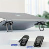 2pcs Set Mini Portable Laptop Stand Foldable Adjustable Riser for 10 to 18 inch Notebooks Macbook Computer Keyboard Holder