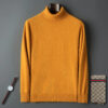 Sfcd363dde4394d41a8d7893a65717b46Z.jpg 100% Male Mink Cashmere Sweater Solid Color Turtleneck Thick Autumn And Winter Loose Large Size Turtleneck Wool Bottoming Shirt