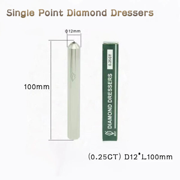 Sfcf16b7ae970424fbf9a2426b98f150dk.jpg Best 0.25-1ct Diamond Dresser Pen & Single Point Stone Tool for Grinding Wheel Dressing, High-Precision Industrial Bench Grinder