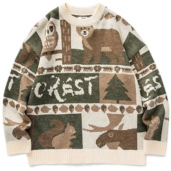Sfd32d125e11c425c93403803ead898210.jpg Y2k Winter Vintage Sweater Men Japanese Cute Bear Women Knitted Sweater Pullover Hip Hop Harajuku Streetwear Men Clothing Tops