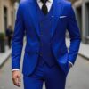 Classic Wedding Tuxedos Slim Fit Bridegroom For Men 3 Pieces Groomsmen Suit Male Formal Business Men Suits(Jacket+Vest+Pants)