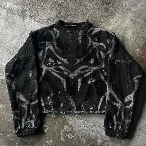 Sfd4ff17cc6d948698c78df82df432ec1a.jpg Men Gray Money Sign Sweater Y2k American Dollar Knit Pullover Vintage Classic Streetwear Warm Winter Crewneck Top Casual Fashion