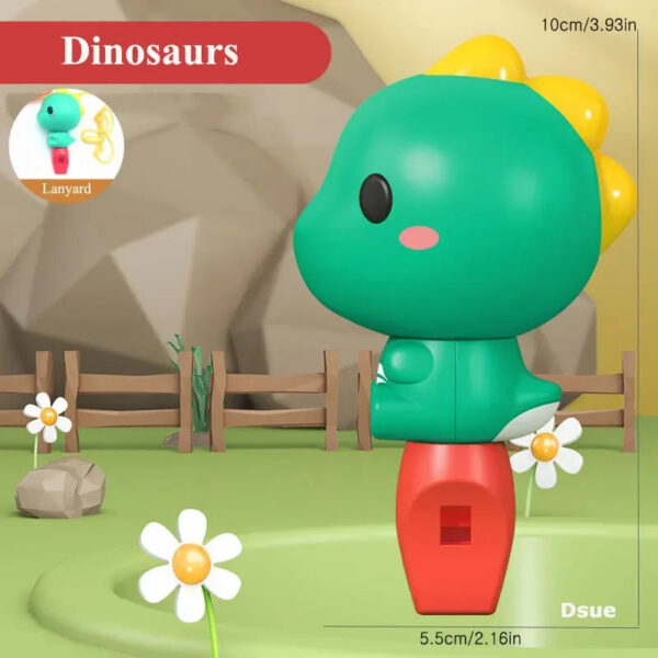Sfe2c5b87f6da4deeb8a17abe93424b41w.jpg Cute Animal Rabbit Baby Whistle Dinosaur/Dog Whistling for Kid, Early Learning Musical Instruments Toys for Toddlers 1-3 Gift