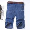 New high-end denim shorts for men in spring and summer of 2025, loose and versatile, trendy brand business casual denim shorts
