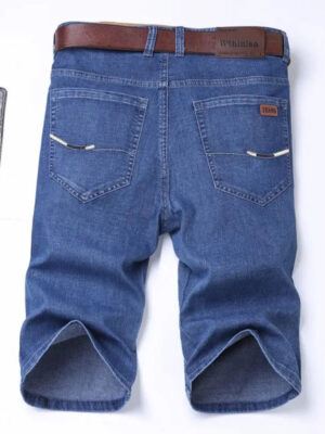 Sfe71798c33b54b238b28259b3a1e8606g.jpg New high-end denim shorts for men in spring and summer of 2025, loose and versatile, trendy brand business casual denim shorts