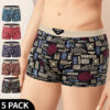 Sff36fddd5ab54ad8ae9805beb6610c24v.jpg 4/5Pcs European and American Size MEN'S Printed Fashion Boyshort Comfortable MEN'S Waist plus Size Underwear Sexy Swimming Trunk