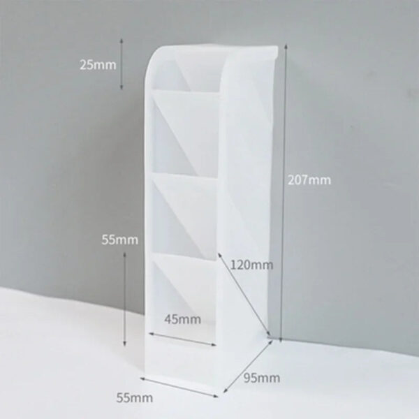 Sffa74836eca04cc2adcd5cba15e2a4fax.jpg 1pc Multi-Layer Pen Holder & Cosmetic Brush Storage Holder - Perfect for Office & School Supplies