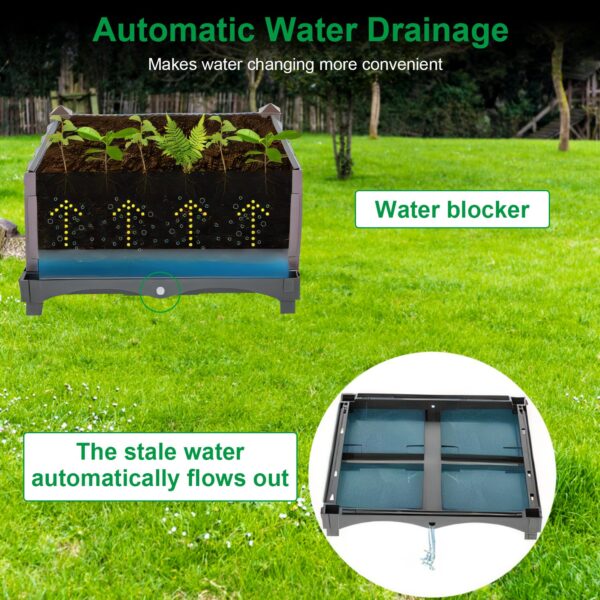 1 Set Raised Garden Bed for Spring Decoration Plant Growth Box