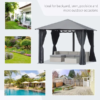 10ft X 10ft Patio Gazebo-black-as 10ft X 10ft Patio Gazebo-black-as